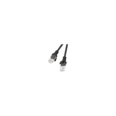LANBERG Patchkabel CAT.5E UTP 0.25m Fluke Zertifikat schwarz