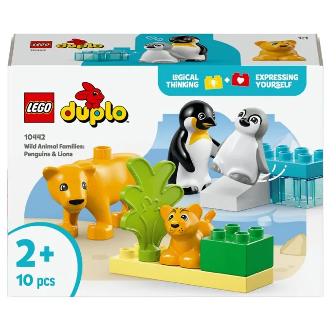 LEGO 10442 DUPLO Town Wildtier-Familien: Pinguine und Lwen — image 1