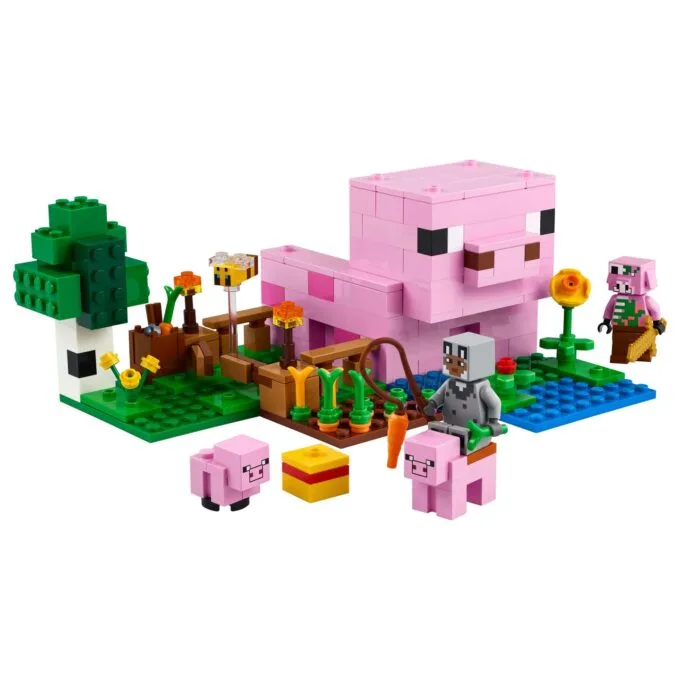 LEGO 21268 Minecraft Das Babyschwein-Haus — image 2