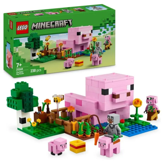 LEGO 21268 Minecraft Das Babyschwein-Haus — image 6