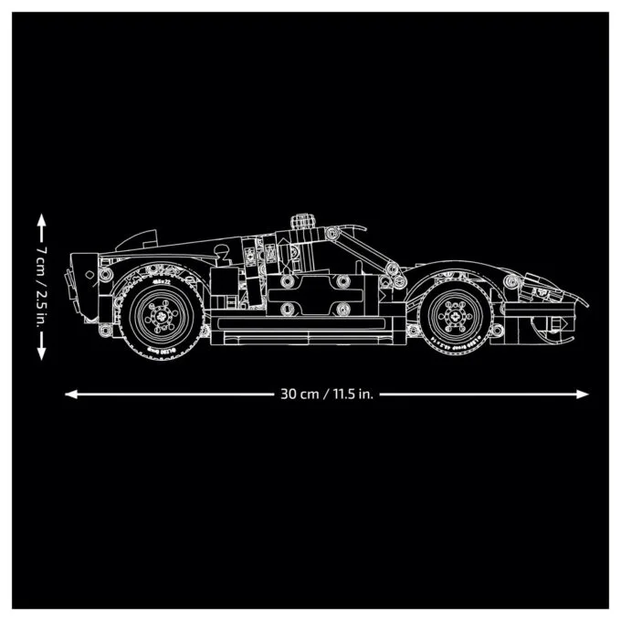 LEGO 42223 Technic 1966 Ford GT40 MKII Rennwagen — image 33