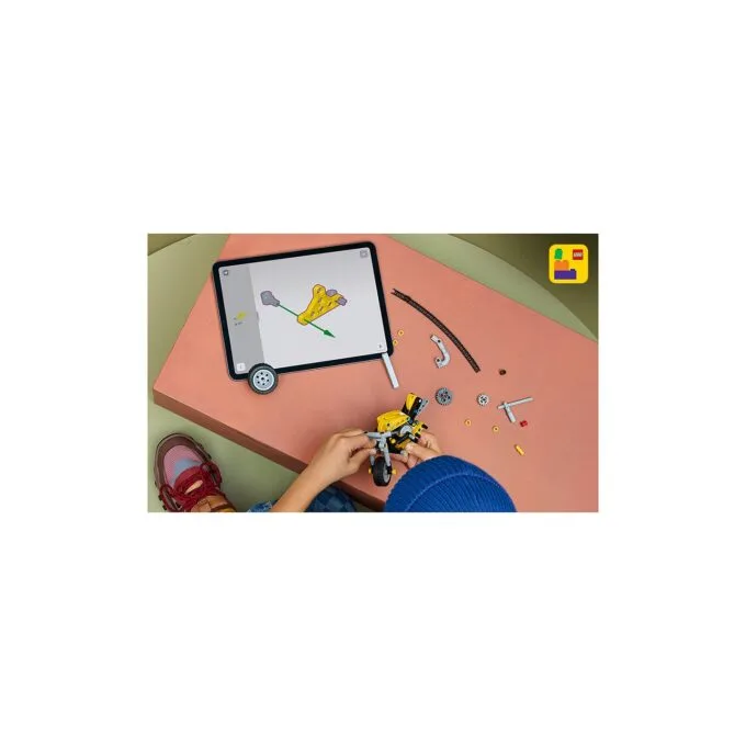 LEGO 42225 Technic Gelbes Motorrad — image 15