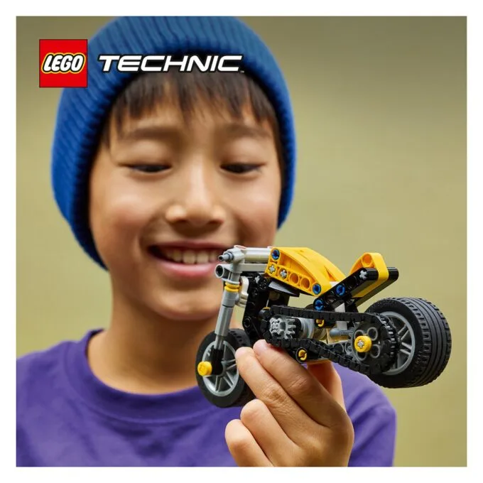 LEGO 42225 Technic Gelbes Motorrad — image 18
