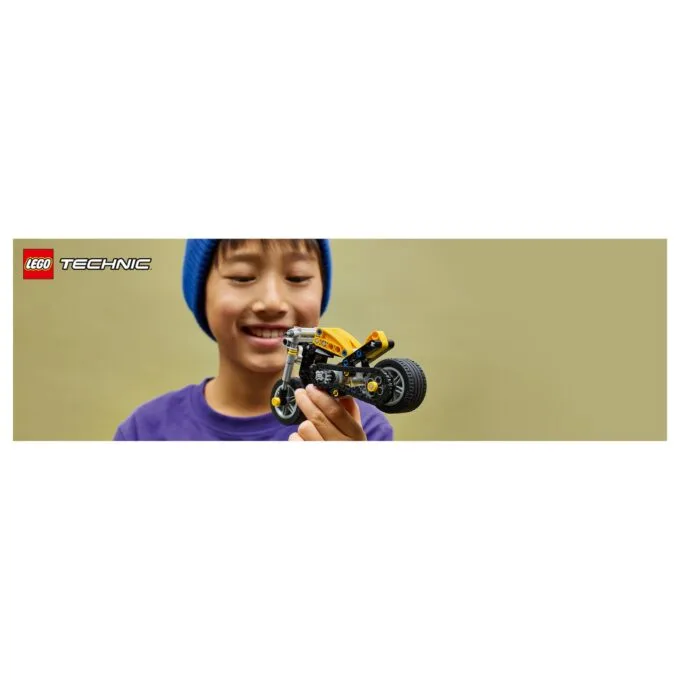 LEGO 42225 Technic Gelbes Motorrad — image 20