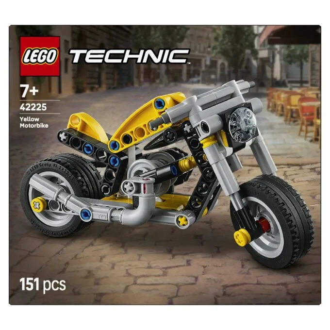 LEGO 42225 Technic Gelbes Motorrad — image 3