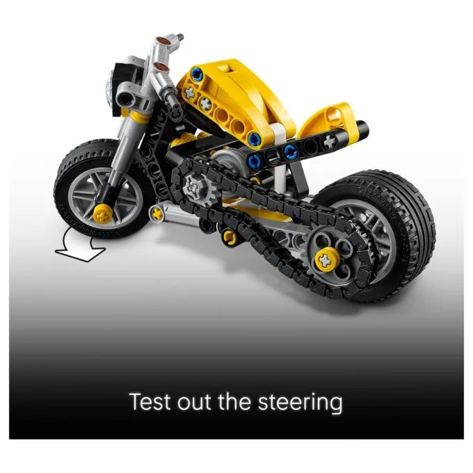 LEGO 42225 Technic Gelbes Motorrad — image 22