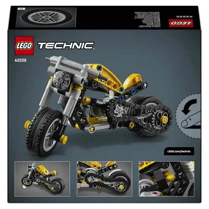 LEGO 42225 Technic Gelbes Motorrad — image 30