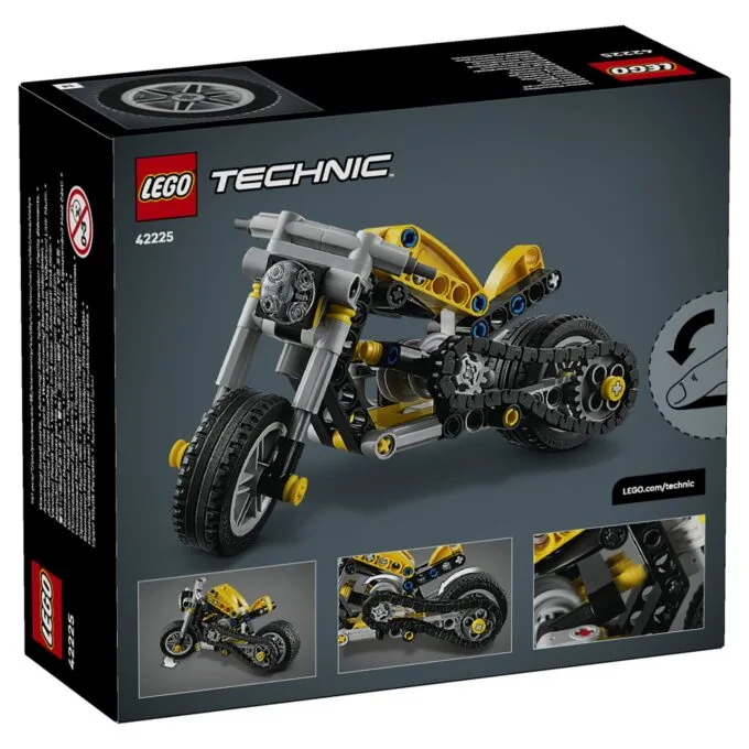 LEGO 42225 Technic Gelbes Motorrad — image 4
