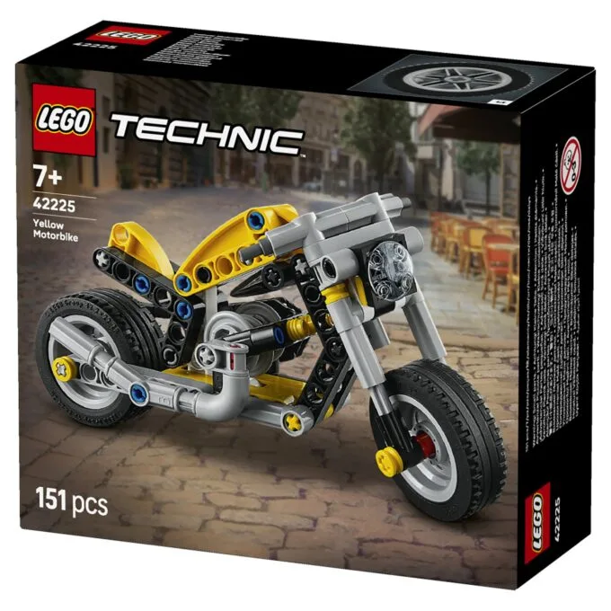 LEGO 42225 Technic Gelbes Motorrad — image 32