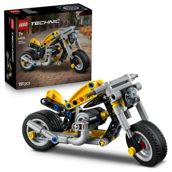 LEGO 42225 Technic Gelbes Motorrad — image 6
