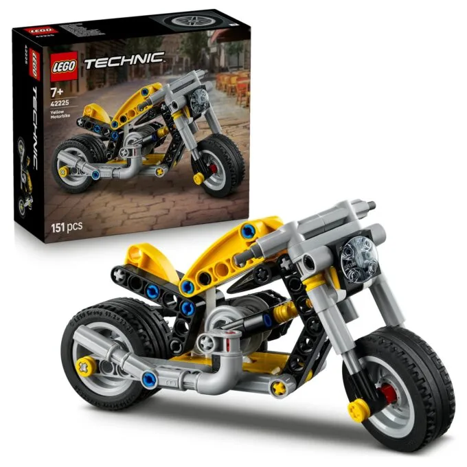 LEGO 42225 Technic Gelbes Motorrad — image 8