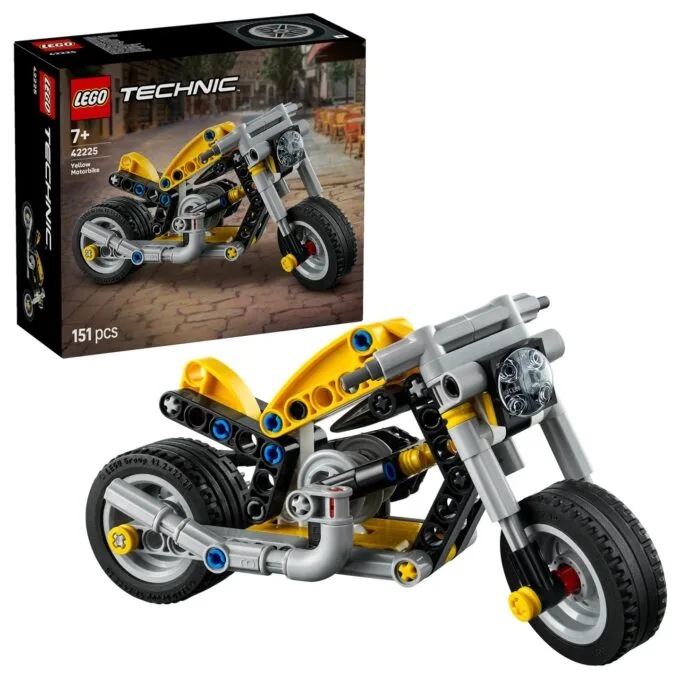 LEGO 42225 Technic Gelbes Motorrad — image 9