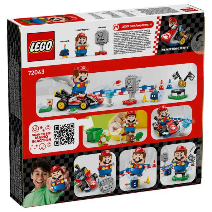 LEGO 72043 Super Mario - Mario Kart: Interaktiver LEGO Mario & Standard-Kart — image 3
