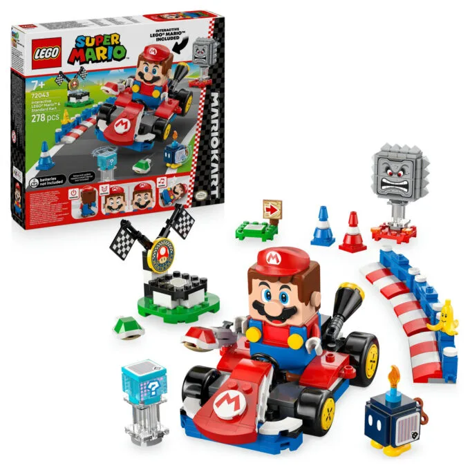 LEGO 72043 Super Mario - Mario Kart: Interaktiver LEGO Mario & Standard-Kart — image 4