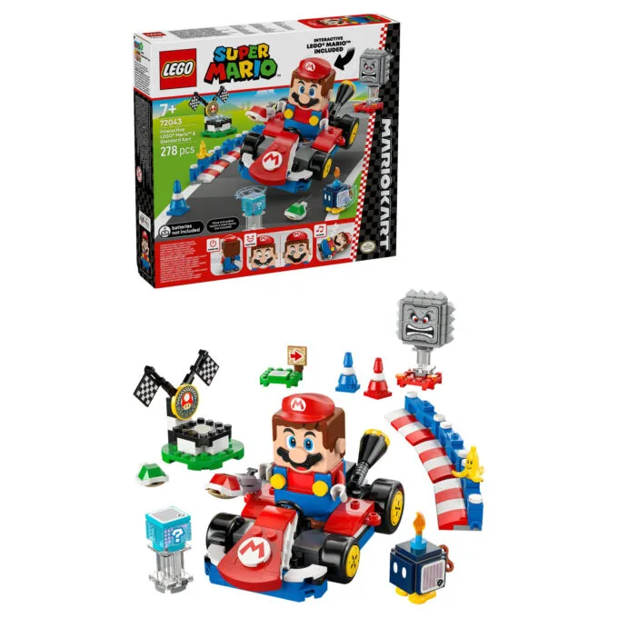 LEGO 72043 Super Mario - Mario Kart: Interaktiver LEGO Mario & Standard-Kart — image 5
