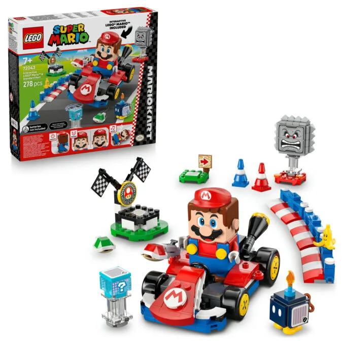 LEGO 72043 Super Mario - Mario Kart: Interaktiver LEGO Mario & Standard-Kart — image 6