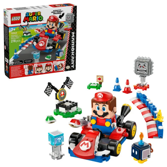 LEGO 72043 Super Mario - Mario Kart: Interaktiver LEGO Mario & Standard-Kart — image 7
