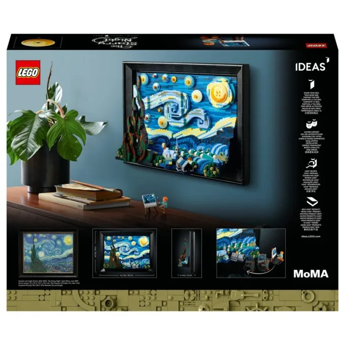 LEGO Ideas - Vincent van Gogh - Sternennacht — image 33