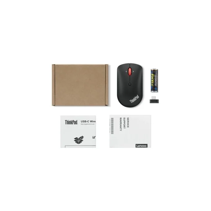 Lenovo Maus wireless - Kompakte Funkmaus mit USB-C-Empfänger — image 7