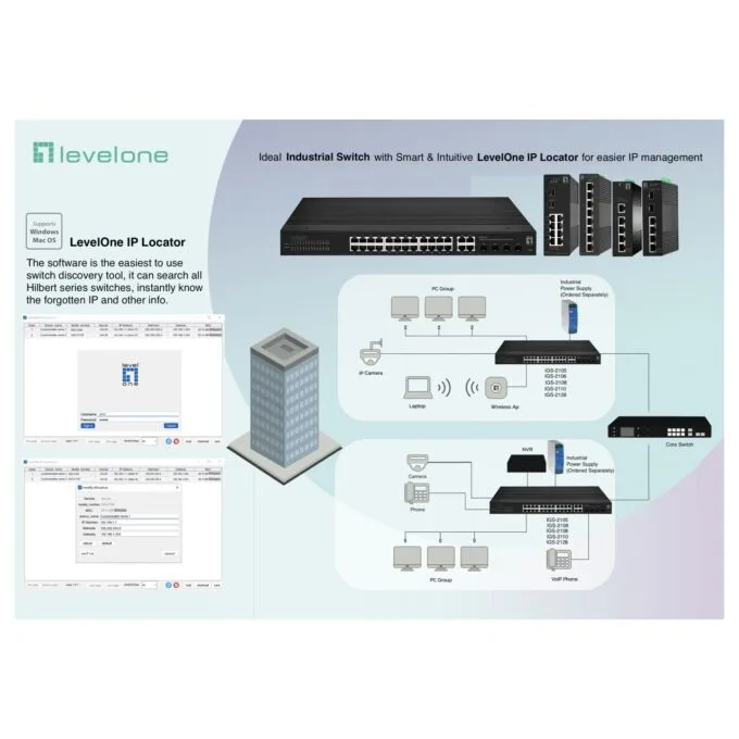 LevelOne IGS-2108 Hilbert 8-Port Gigabit Smart Lite Switch — image 5