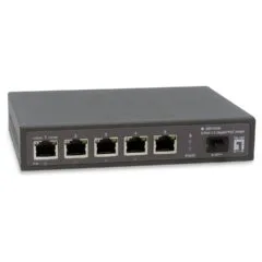 LevelOne PoE+Switch 4x2.5GE PoE 1x2.5GE +65W unmanag.Plastik