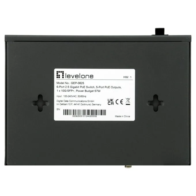 LevelOne PoE+Switch 4x2.5GE PoE 1x2.5GE +65W unmanag.Plastik — image 5