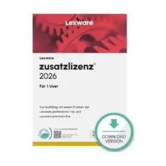 Lexware Zusatzlizenz 2026 für 1 User - ABO - ESD-DownloadESD