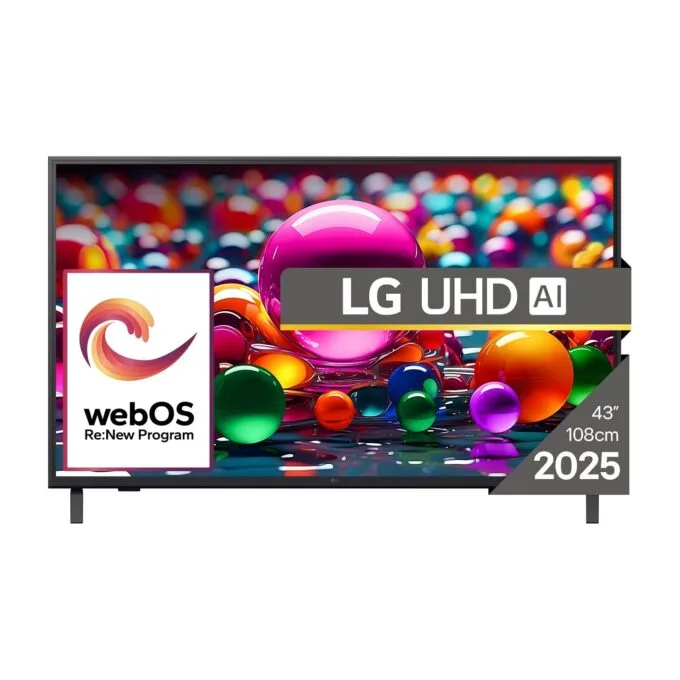 LG 43UA74003LB 4K UHD AI Smart TV Monitor 109.2 cm — image 1
