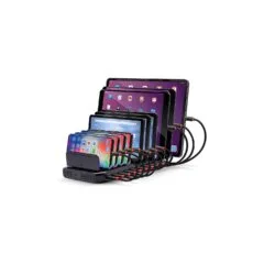 LINDY 10-Port USB-Ladestation 96W. 10x USB-A