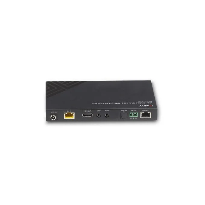 LINDY 100m Cat.6 HDMI 4K60 HDBaseT ExtenderReceiverIR RS-232 — image 2
