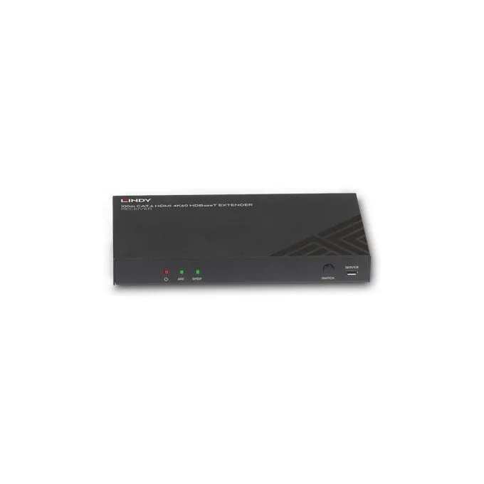 LINDY 100m Cat.6 HDMI 4K60 HDBaseT ExtenderReceiverIR RS-232 — image 3