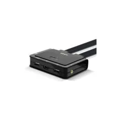 LINDY 2 Port HDMI 2.0 18G. USB 2.0 KVM Switch mit Audio