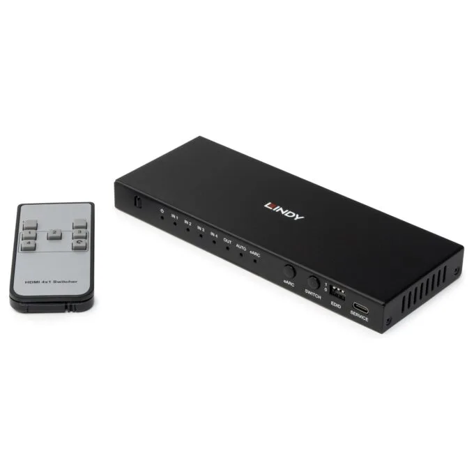 LINDY 4 Port HDMI 8K60 Switch mit eARC — image 1