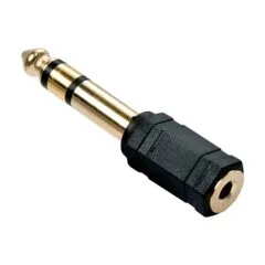 LINDY Audioadapter 3.5mm 6.3mm f m vergoldet