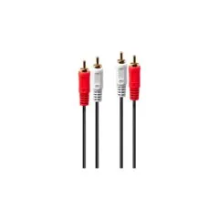 LINDY Audiokabel Stereo 2m 2xRCA (Cinch) m m vergoldet