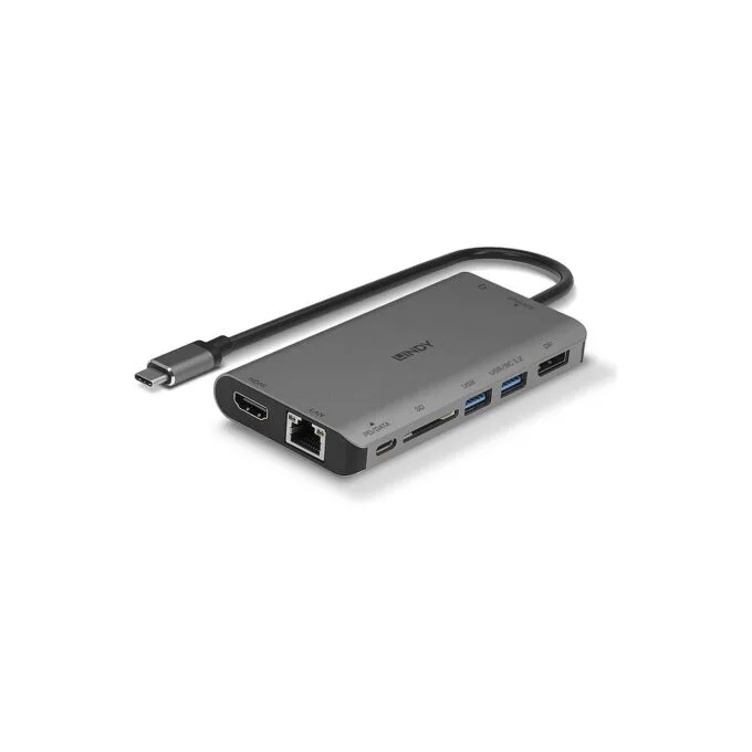 LINDY DST-Mini XT USB-C Mini Dock 4K HDMI&DP PD 3.0 100W — image 2
