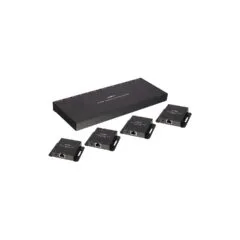 LINDY Extender & Splitter HDMI & IR Cat6 Loop Out 4 Port 50m