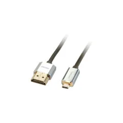 LINDY HDMI High Speed Kabel an Micro HDMI CROMO Slim 2m