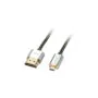 LINDY HDMI High Speed Kabel an Micro HDMI CROMO Slim 2m