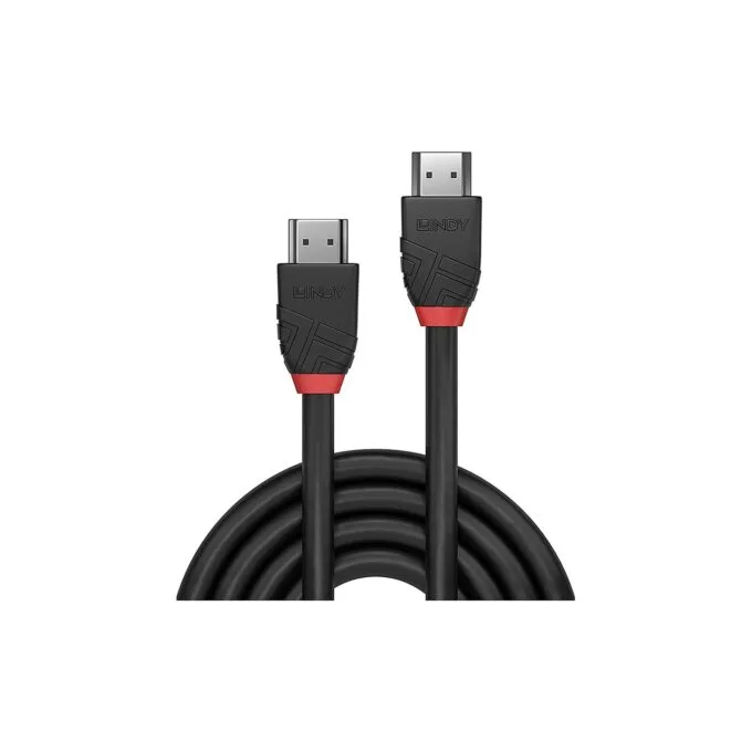 LINDY HDMI High Speed Kabel Black Line 0.5m — image 2