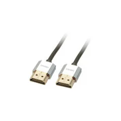 LINDY HDMI High Speed Kabel CROMO Slim Ethernet A A 2m