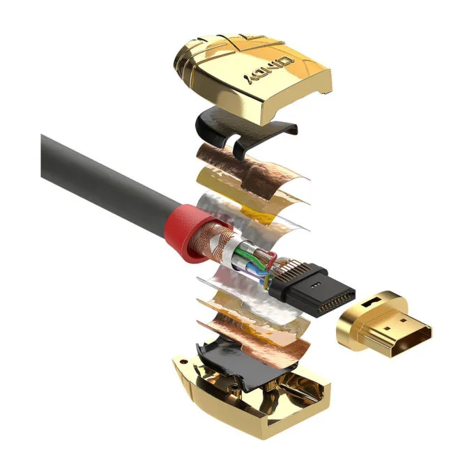 LINDY HDMI High Speed Kabel Gold Line 1m — image 3