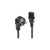 LINDY IEC-Netzkabel 3m Schuko-Winkelst. IEC320C13
