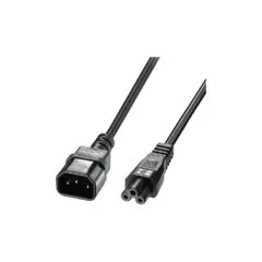 LINDY IEC-Netzkabel C14 an C5 3m