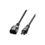 LINDY IEC-Netzkabel C14 an C5 3m