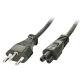 LINDY IEC-Netzkabel Schweiz 320-C5f 2m