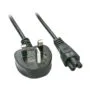 LINDY IEC-Netzkabel UK C5 2m