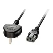LINDY IEC-Netzkabel UK IEC-320 C13 5A 3 Pin 2m