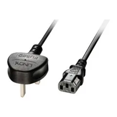 LINDY IEC-Netzkabel UK IEC-320 C13 5A 3 Pin 2m