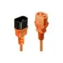 LINDY IEC-Netzverlängerung C14 - C13 orange 2m